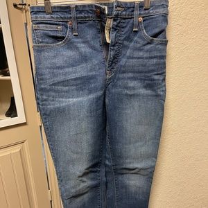 Madewell Size 29 Medium Wash High Rise Skinny Jean NWT
